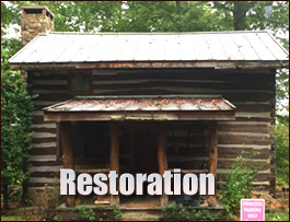 Historic Log Cabin Restoration  Wadsworth, Ohio
